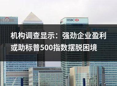 机构调查显示：强劲企业盈利或助标普500指数摆脱困境